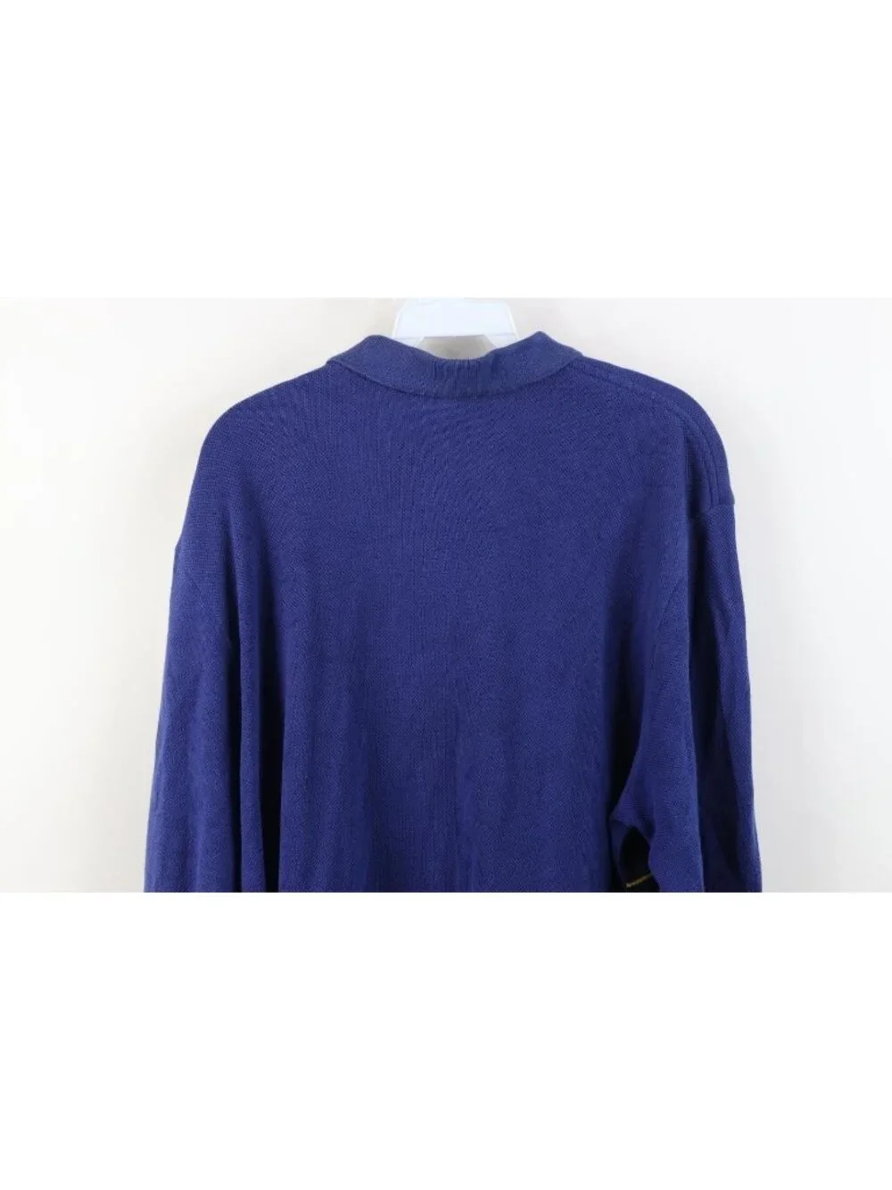 Vintage 90s Ralph Lauren Mens XL Color Block Thermal Knit Long Sleeve Rugby Polo